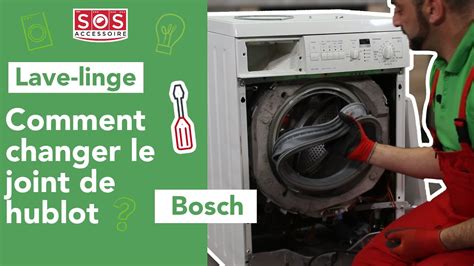 changer joint machine à laver bosch